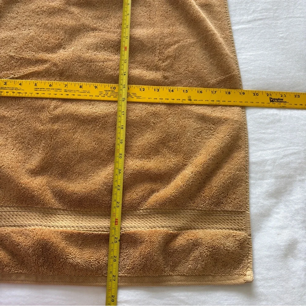 3Pc set Bath Towel Hand Towel & Wash cloth pre-owned rust